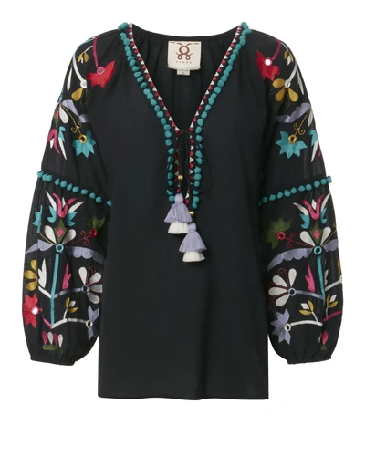 Figue Victoria Embroidered Blouse
