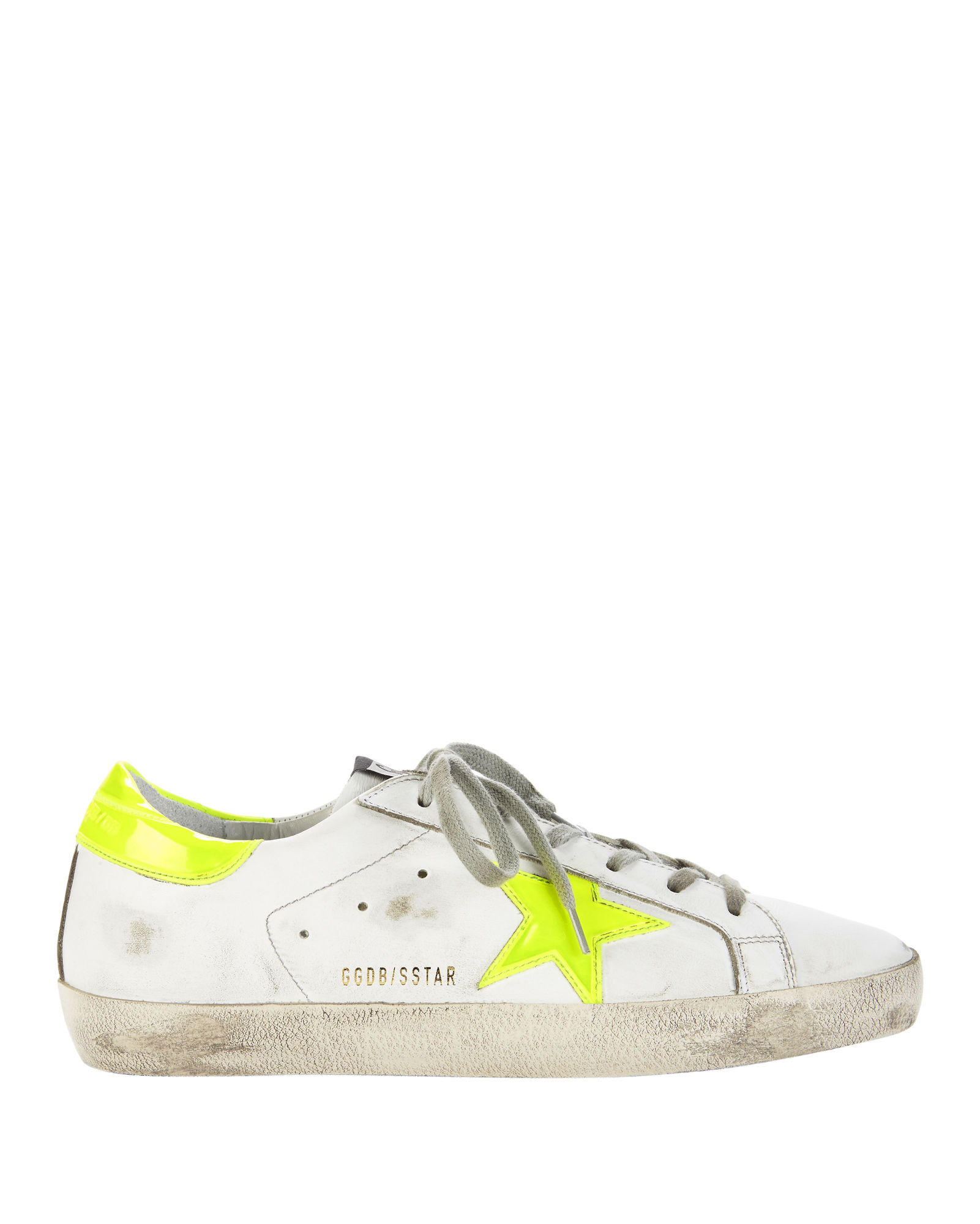 golden goose neon yellow