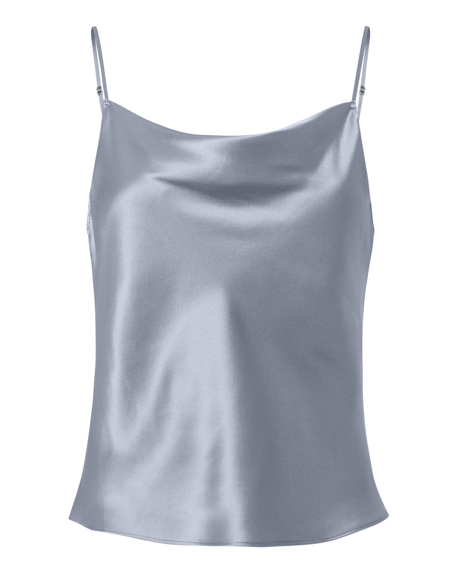 grey silk cami
