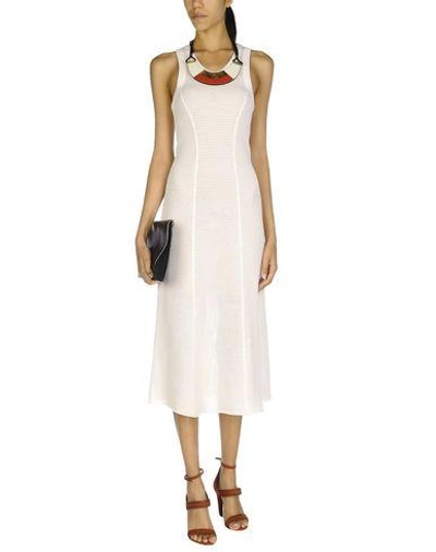 Shop Sonia Rykiel 3/4 Length Dresses In Ivory