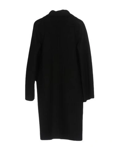 Shop Ermanno Scervino Coats In Black