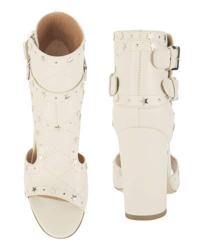 Shop Laurence Dacade Rush Silver Stars Buckled Sandals