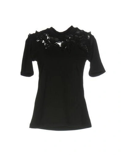 Shop Ermanno Scervino T-shirts In Black