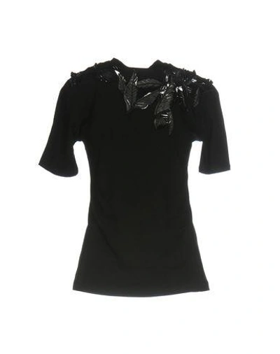 Shop Ermanno Scervino T-shirts In Black
