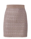 MISSONI Lamé Solid Mini Skirt,2062862161