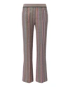 MISSONI Check Knit Crop Flare Pants,2063222060