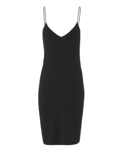 Alexander Wang T Classic Black V-neck Dress