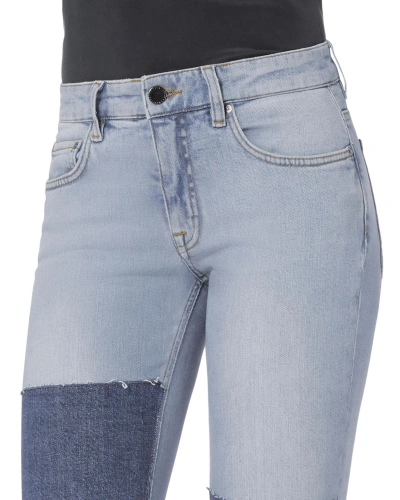 Shop Victoria Victoria Beckham Patchwork Skinny Jeans