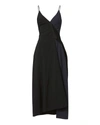 VICTORIA BECKHAM Two-Tone Asymmetrical Cami Dress,DRMID6108BPAW17