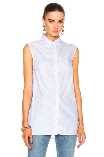 Acne Studios Berlina Top In Blue. In Thin Blue