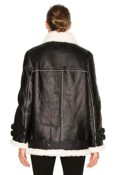 Shop Acne Studios Velocite Jacket In Black & Off White