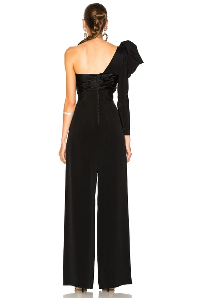 Shop Johanna Ortiz Love Spell Silk Crepe Jumpsuit In Black