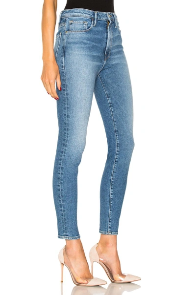 Shop Frame Denim Ali High Rise Skinny In Blue