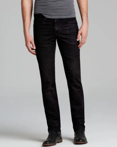Shop Ag Matchbox Slim Fit Jeans In True Black