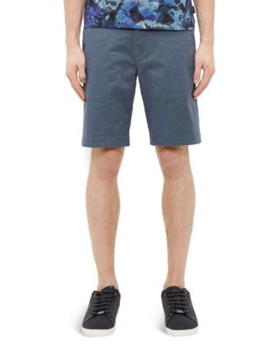 Ted Baker Chino Shorts In Teal