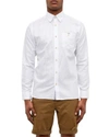 TED BAKER LINEN REGULAR FIT BUTTON-DOWN SHIRT,TS7MGA60LAAVATO99-WH