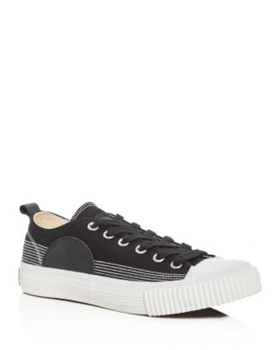 Mcq By Alexander Mcqueen Mcq Alexander Mcqueen Swallow Plimsoll Lace Up Sneakers In Black