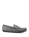 GUCCI Men's New Kanye Embossed Leather Loafers,1812056GRAY