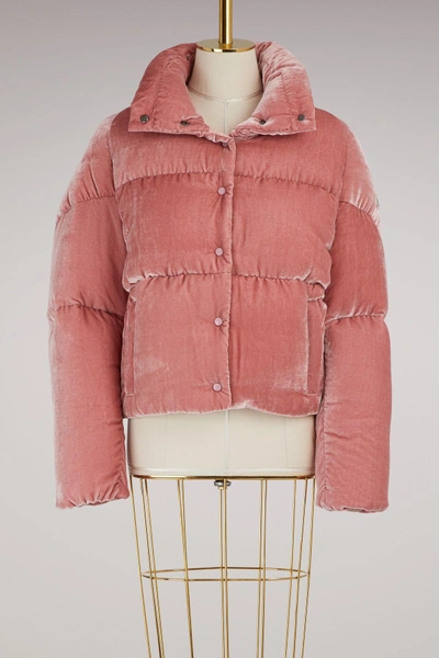 Shop Moncler Cercis Down Jacket In Pink