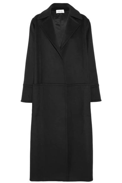 Shop Pallas Belted Wool-blend Coat