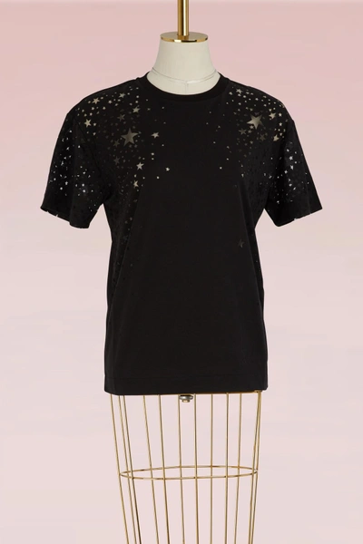 Shop Stella Mccartney Star-print T-shirt In 1000 - Black