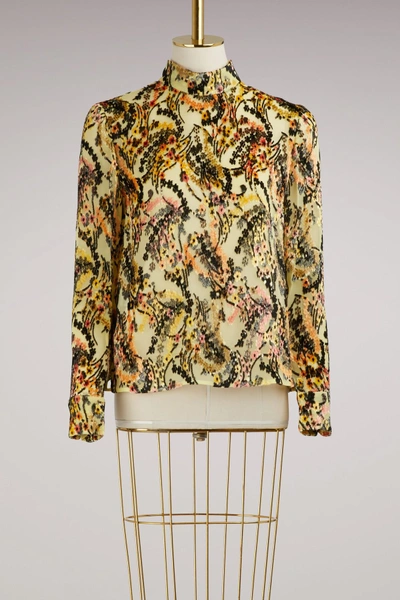 Shop Prada Long Sleeved Top In Coral