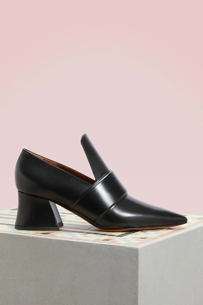 Shop Givenchy Patricia Heel Loafers In Black
