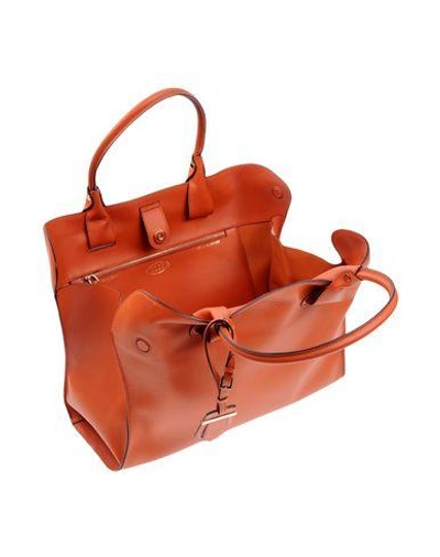 Shop Tod's Handbag In Rust