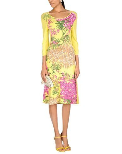 Shop Antonio Marras Knee-length Dress In Yellow