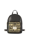 LOVE MOSCHINO FAUX LEATHER BACKPACK,0400095394098
