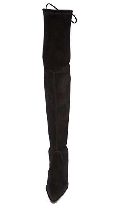 Shop Stuart Weitzman Thighland Over The Knee Boots In Black