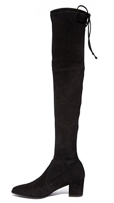 Shop Stuart Weitzman Thighland Over The Knee Boots In Black