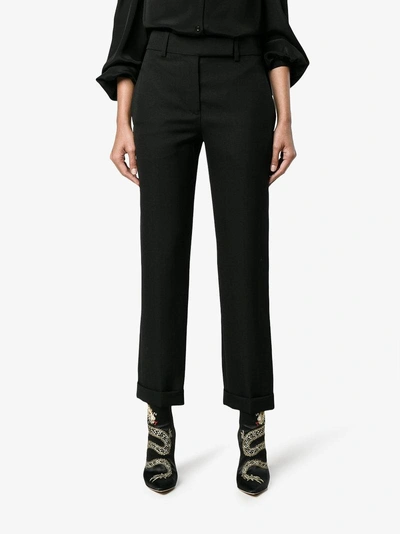 Shop Haider Ackermann Straight Leg Trousers In Black