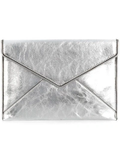 Shop Rebecca Minkoff Leo Distressed Clutch