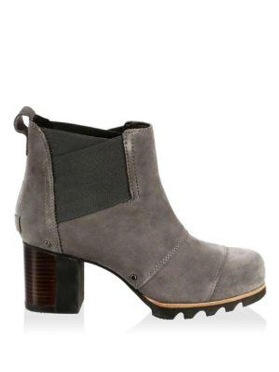 Shop Sorel Addington Chelsea Suede Boots In Quarry