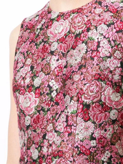 Shop Adam Lippes Floral Brocade Sheath Dress