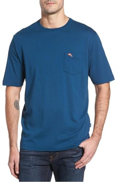 Shop Tommy Bahama 'new Bali Sky' Original Fit Crewneck Pocket T-shirt In Slate Teal