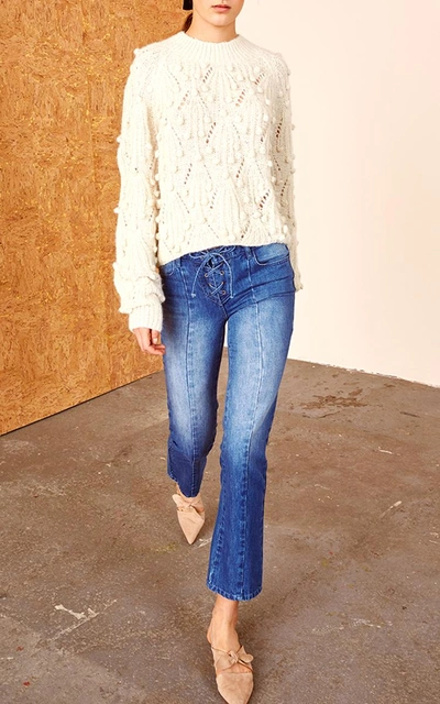 Shop Ulla Johnson Cornelia Pom Pom Sweater