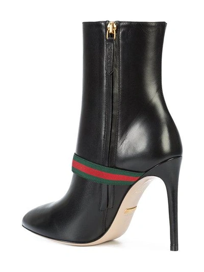 Shop Gucci Sylvie Ankle Boots