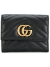 Gucci Gg Marmont Black Leather Wallet