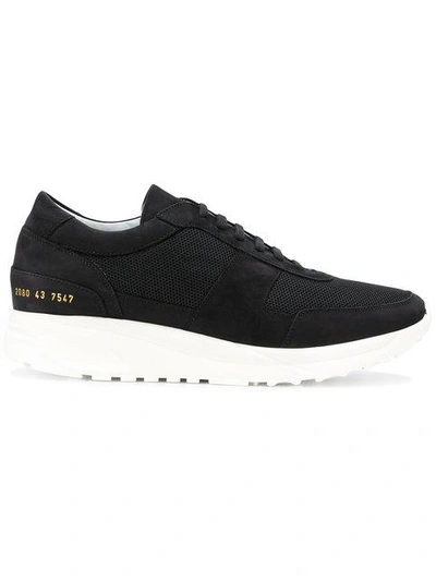 Shop Common Projects Perforated Platform Sneakers
