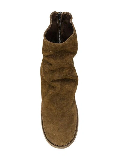 Shop Guidi Ankle Length Boots In Brown