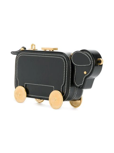 Shop Thom Browne Chain Strap Hector Bag In Black