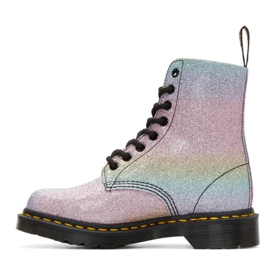 Dr. Martens Multicolor Pascal Rainbow Glitter Boots In Glitter Multi |  ModeSens