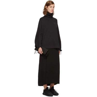 Shop Y-3 Black Tube Turtleneck