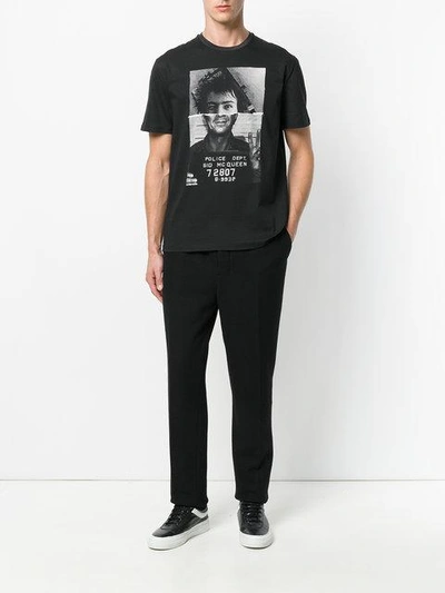 Shop Neil Barrett Printed T-shirt - Black