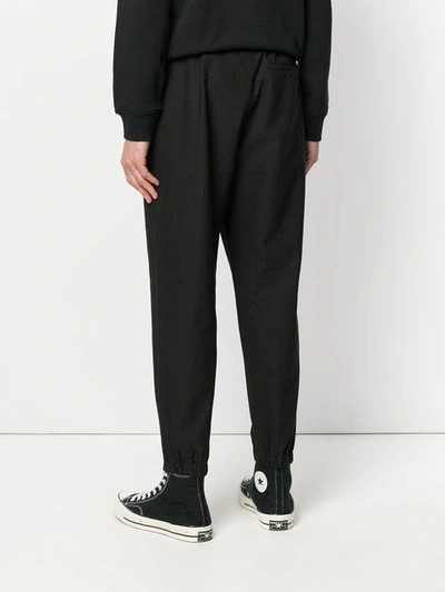 Shop Mcq By Alexander Mcqueen Drawstring Track Pants In Black