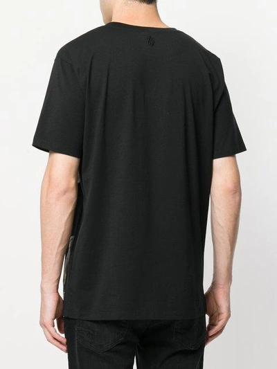 Shop Marcelo Burlon County Of Milan Hor Print T-shirt - Black