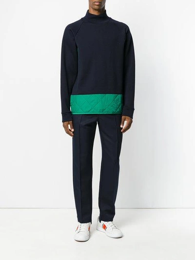 Shop Marni Smart Track Trousers In Blue