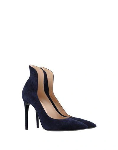 Shop Casadei Pump In Dark Blue